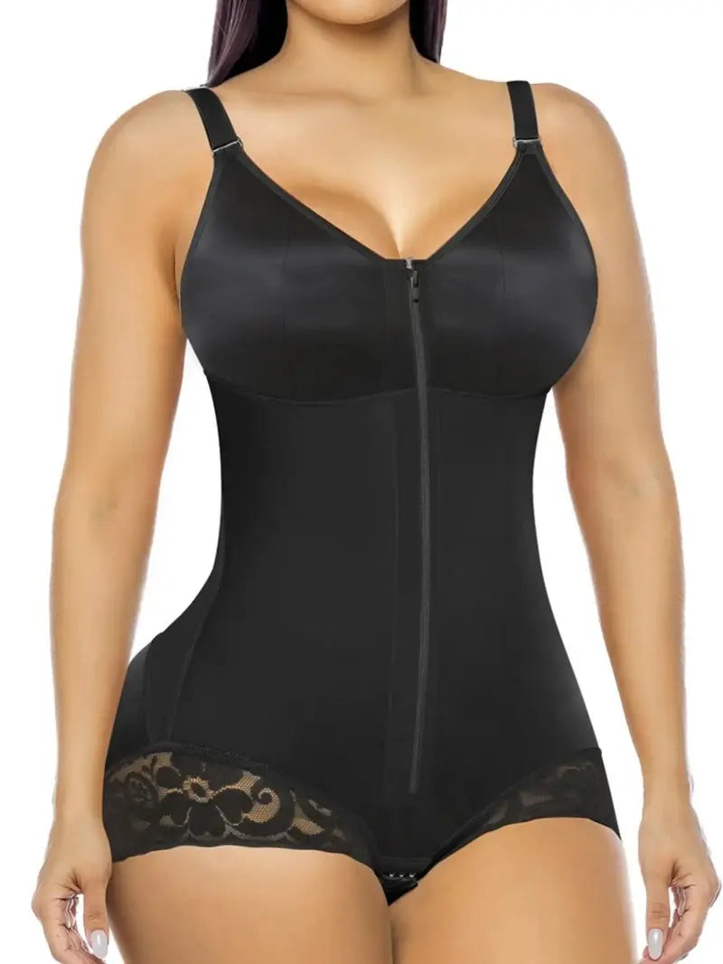 SculptZip Tummy Control Bodysuit
