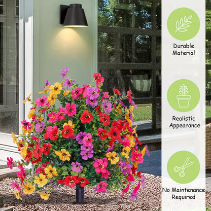 Artificial Flowers for Outdoor Indoor Garden