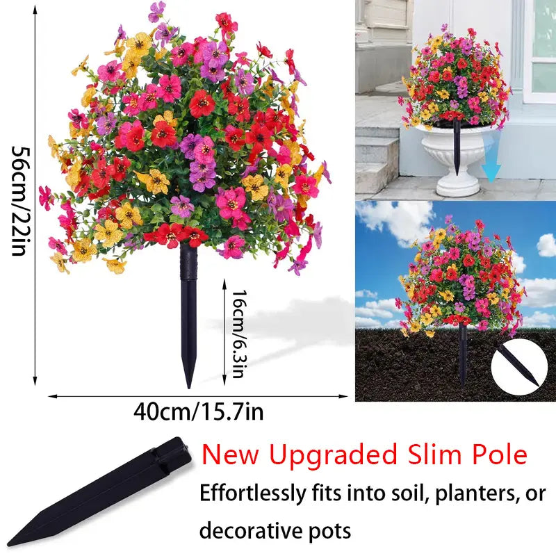 Artificial Flowers for Outdoor Indoor Garden