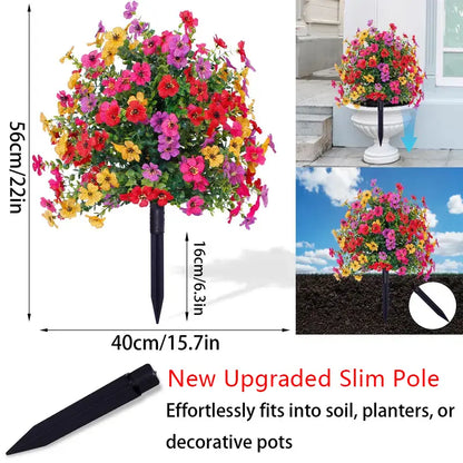 Artificial Flowers for Outdoor Indoor Garden